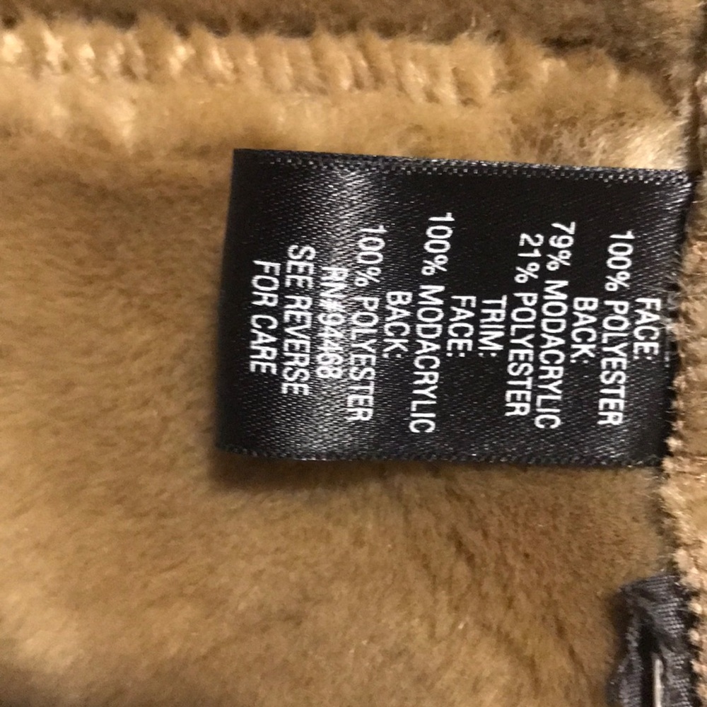 Faux Suede Winter Jacket with Hood - Picture 4 of 8